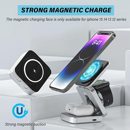 3-in-1 Magnetic Compatible Wireless Charger